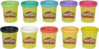 BRANDED Play-Doh 10er-Pack Knete Kinder Spielset Kinderknete Knetset Spielknete