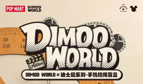 POPMART DIMOO WORLD × Disney Series Mobile phone lanyard Blind Box NEW HOT - Bild 6 von 32