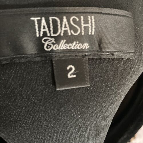 Tadashi Collection Dress Womens 2 Tan Black Velvet Leopard Gown Strapless Prom - Picture 11 of 14