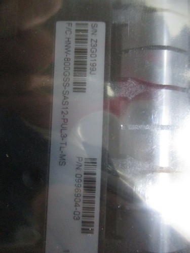 Microsoft StorSimple 800GB 12Gb/s SAS SSD 2.5'' IN 3.5'' 0996904-03 - Picture 2 of 3