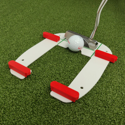Verstellbares Golf Übung Putting Gate Schlag Ausrichtung Trainingshilfe In & Outdoor