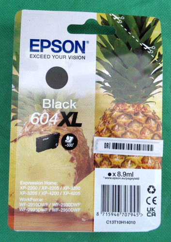 EPSON 604XL Tintenpatrone Schwarz