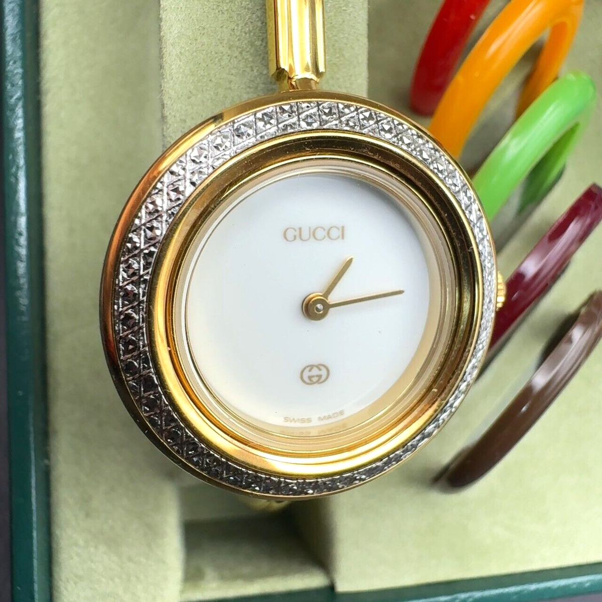 Gucci Bezel 腕時計　16-16.5cm Gucci Bezel 腕時計 16-16.5cm Gucci Bezel Watch | eBay