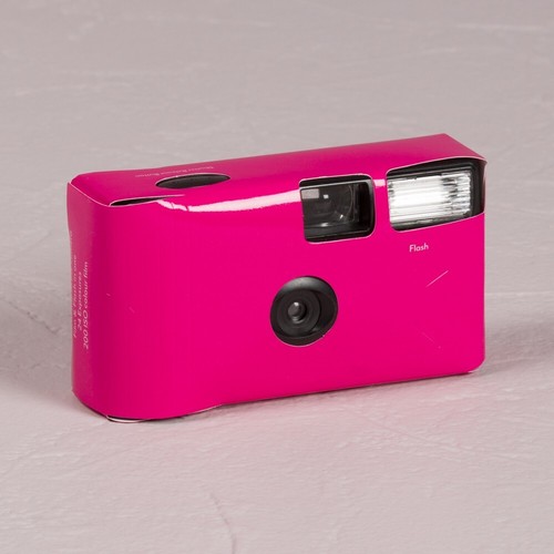 10 x Fuschia 35mm Disposable Film Cameras with Flash - 24 Exposure - Picture 2 of 2