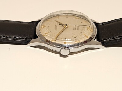 VINTAGE CLASSIC ELEGANT 35mm MEN'S SWISS CHROMED MECHANICAL WATCH