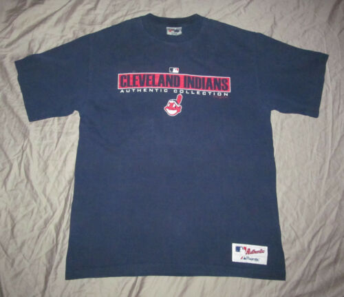 Cleveland Indians baseball Majestic Authentic Collection Men L 
