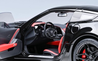 71276 AUTOart 1:18 Chevrolet Corvette (C7) ZR1 Black model car | eBay