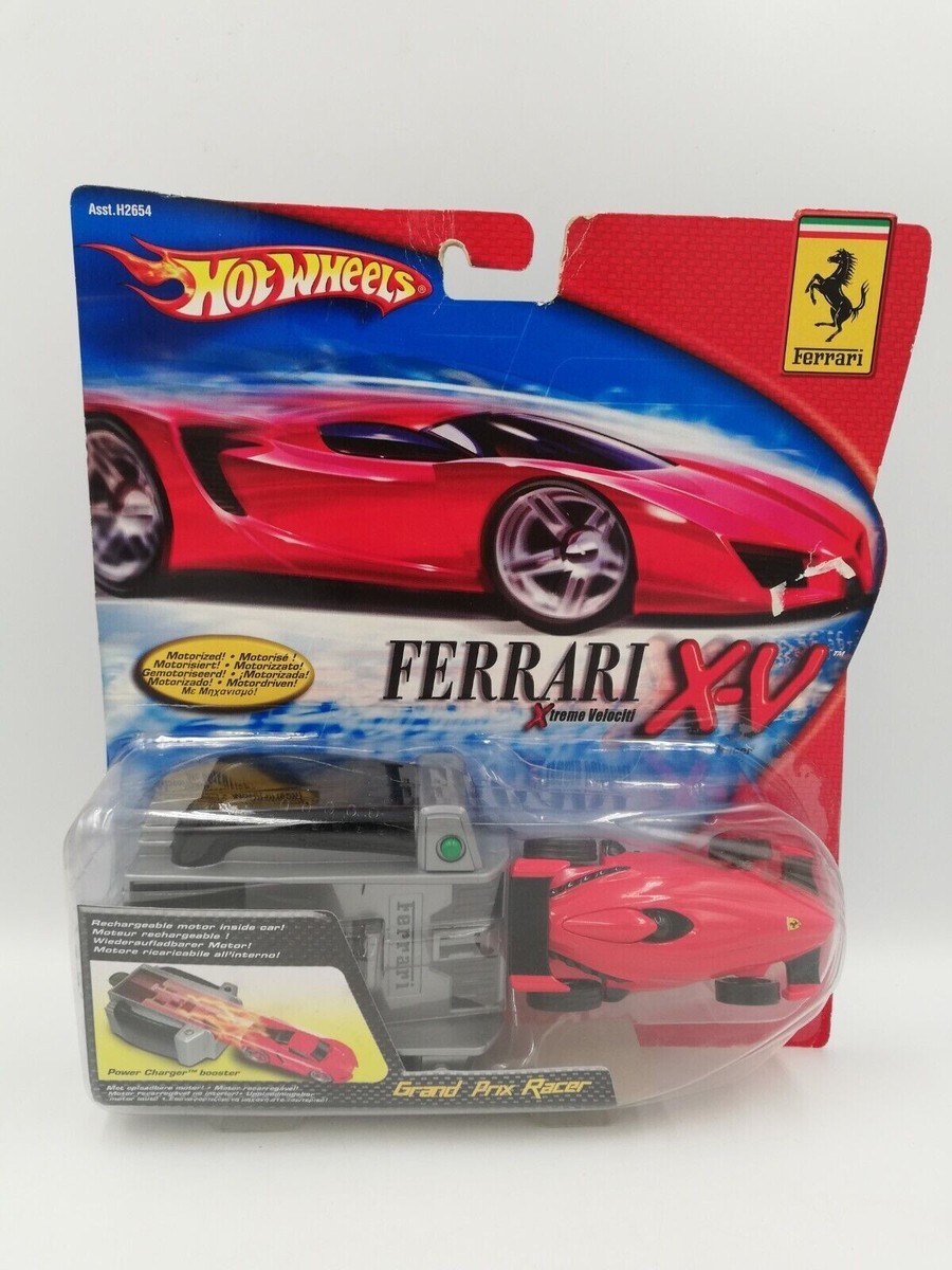 Hot Wheels Grand Prix Racer Red Ferrari X-V Motorized Power