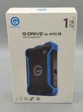 G-Technology 1TB G-DRIVE ev ATC with Thunderbolt/ All-Terrain Portable External