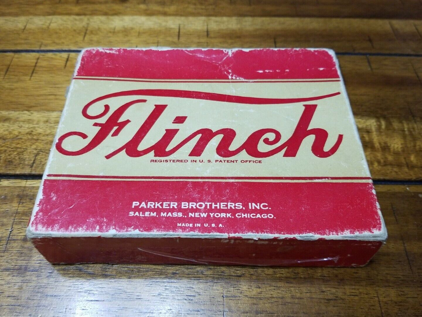 1951 FLINCH Vintage card game Max 79% OFF mid MANUAL century Parker San Jose Mall NO Bros.
