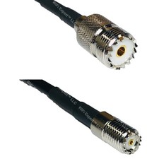 LMR240 SO239 UHF Female to MINI UHF FEMALE Coax RF Cable USA-Ship Lot