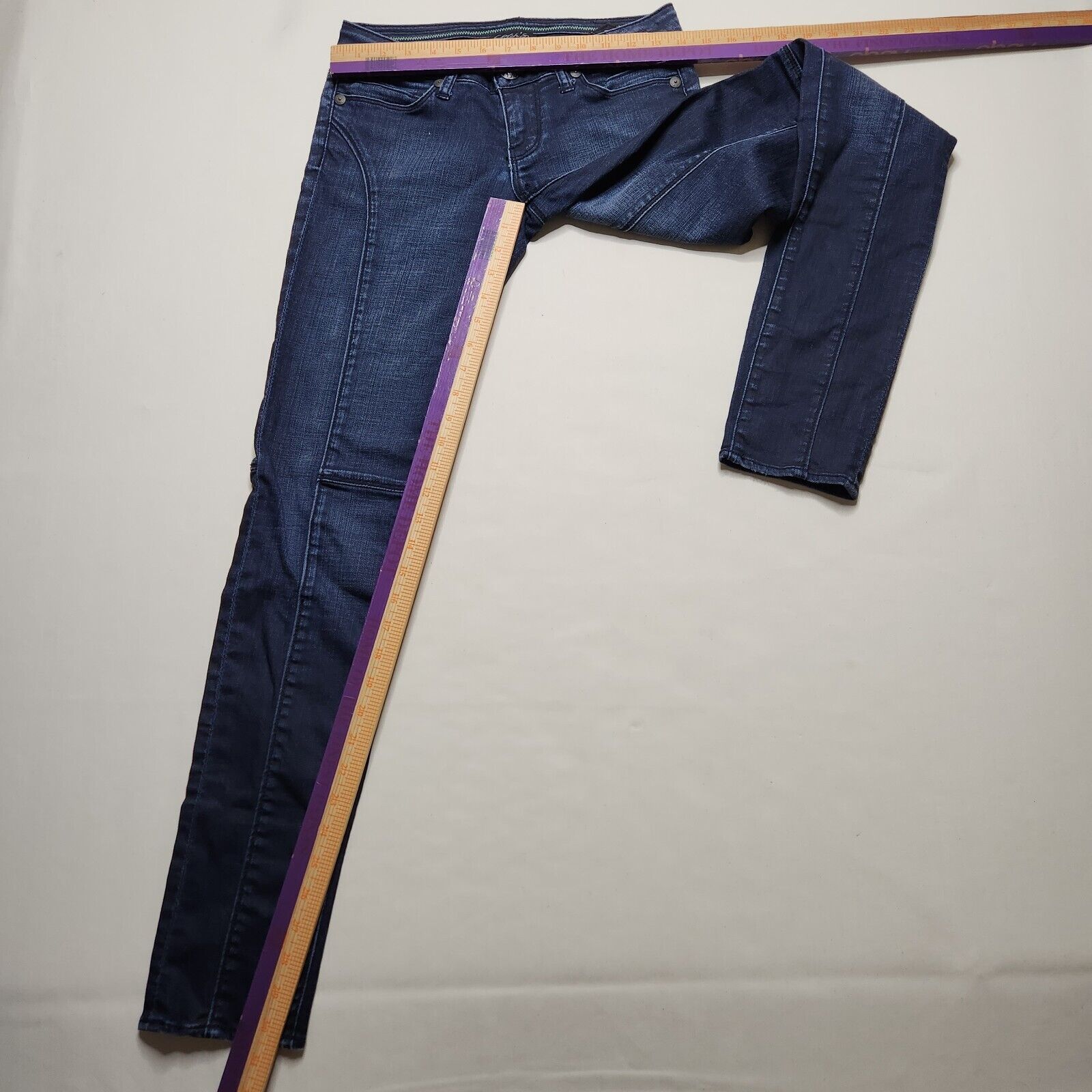 Stich's Black Label Denim Indigo Jeans Size 25 O7 - image 12