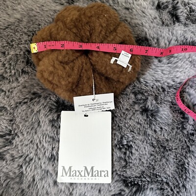 MaxMara label-cut Accessories Camel wool&Silk Blend Scrunchie.Sz: OS Fall/Winter m_65e88965c9a2283b3b9a0575.jpg main image 3