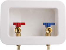Washing Machine Outlet Box, 1/2-Inch Pex,Plumbing Accessory, PEX Laundry Box