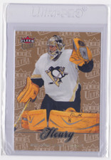 2007-08 FLEER ULTRA GOLD MEDALLION BASE PARALLEL MARC-ANDRE FLEURY #39 PENGUINS