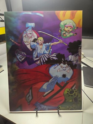 Naruto 3-In-1 3D Holographic Lenticular Poster In Frame - Japanese Anime