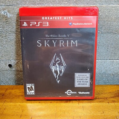 Elder Scrolls V Skyrim - PlayStation 3 PS3 - Complete w/ Manual ...