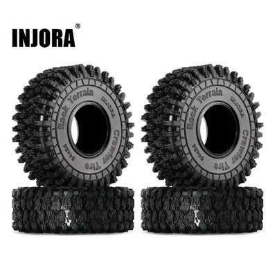 INJORA Super Soft 1.0'' Crawler Tires 64x24mm for SCX24 AX24 FCX24 RC