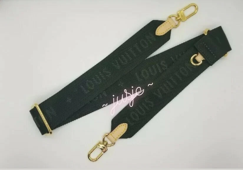 New LOUIS VUITTON Khaki Green Bandouliere Strap fr Multi Pochette