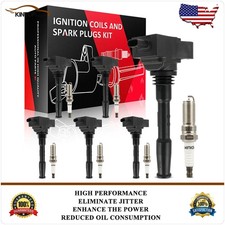 Ignition Coils & Iridium Spark Plugs for Ford Bronco 2021-2022 2023-2024 V6 2.7L