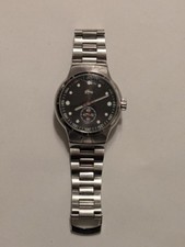 LACOSTE Stainless Case Band Black Dial Watch LC.09.1.14.0021 New Batt Works