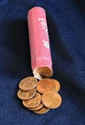 1957-P Lincoln Red BU Wheat Cent Roll--Multiple Rolls Available