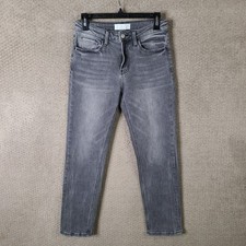 Vervet Jeans Womens 27 Gray Skinny Mid Rise Faded Stretch Denim