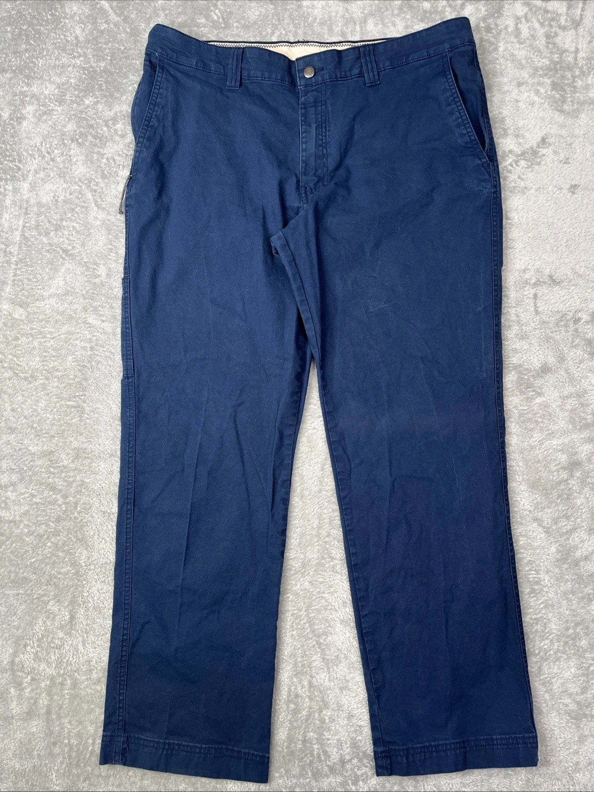 Columbia Pants Mens 38x30 Navy Blue Cargo Outdoor Hiking UPF 50 Flex ROC Stretch