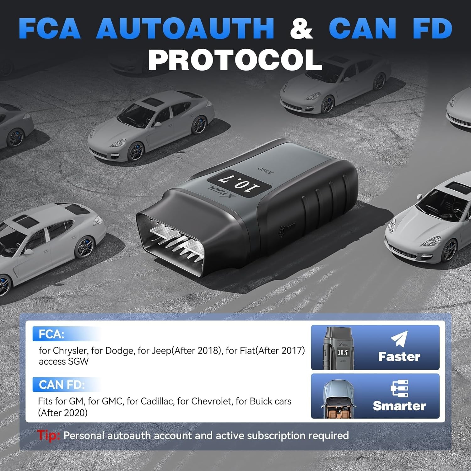 2025 XTOOL A30D/A30M V2.0 Bidirectional Scan Tool Full System Diagnostic Scanner