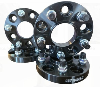 5x4.5 (5x114.3) Hubcentric Wheel Spacers 20mm   67.1mm Bore, M12x1.5 Studs   Com