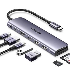 UGREEN 7-in-1 USB-C Hub Dock 4K HDMI 100W PD Charging