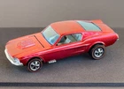 Vintage Hot Wheels Redline 1968 GORGEOUS Red Custom Mustang HK - Dark Int., NR!