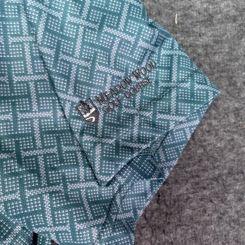 BLACK CLOVER Golf Polo Shirt Mens XXL 2XL Teal Green Performance Athletic - Picture 2 of 9