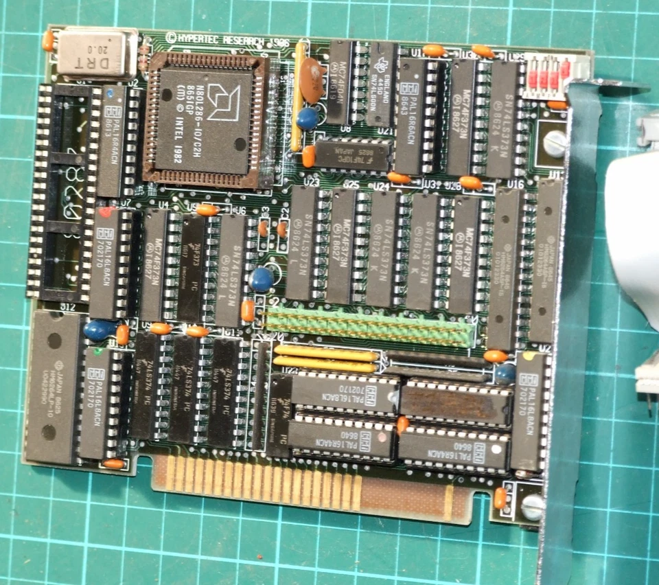 Hypertec Hyperace 286 10MHz CPU upgrade card for IBM PC XT computer - Image 2 of 4