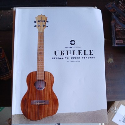 Ukulele Beginning Music Reading by Terry Carter (2018, Trade Paperback)