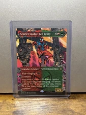 MTG, Scarlet Spider, Ben Reilly FOIL (Borderless) 214 NM Marvel's Spider-Man