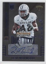 2015 Contenders Draft Picks College Ticket Blue Foil Levi Norwood #212 Auto 0f8