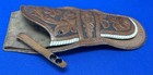 Vintage Tooled Leather Western Holster Colt SAA Revolver Cowboy Gun Rig Antique — photo 1