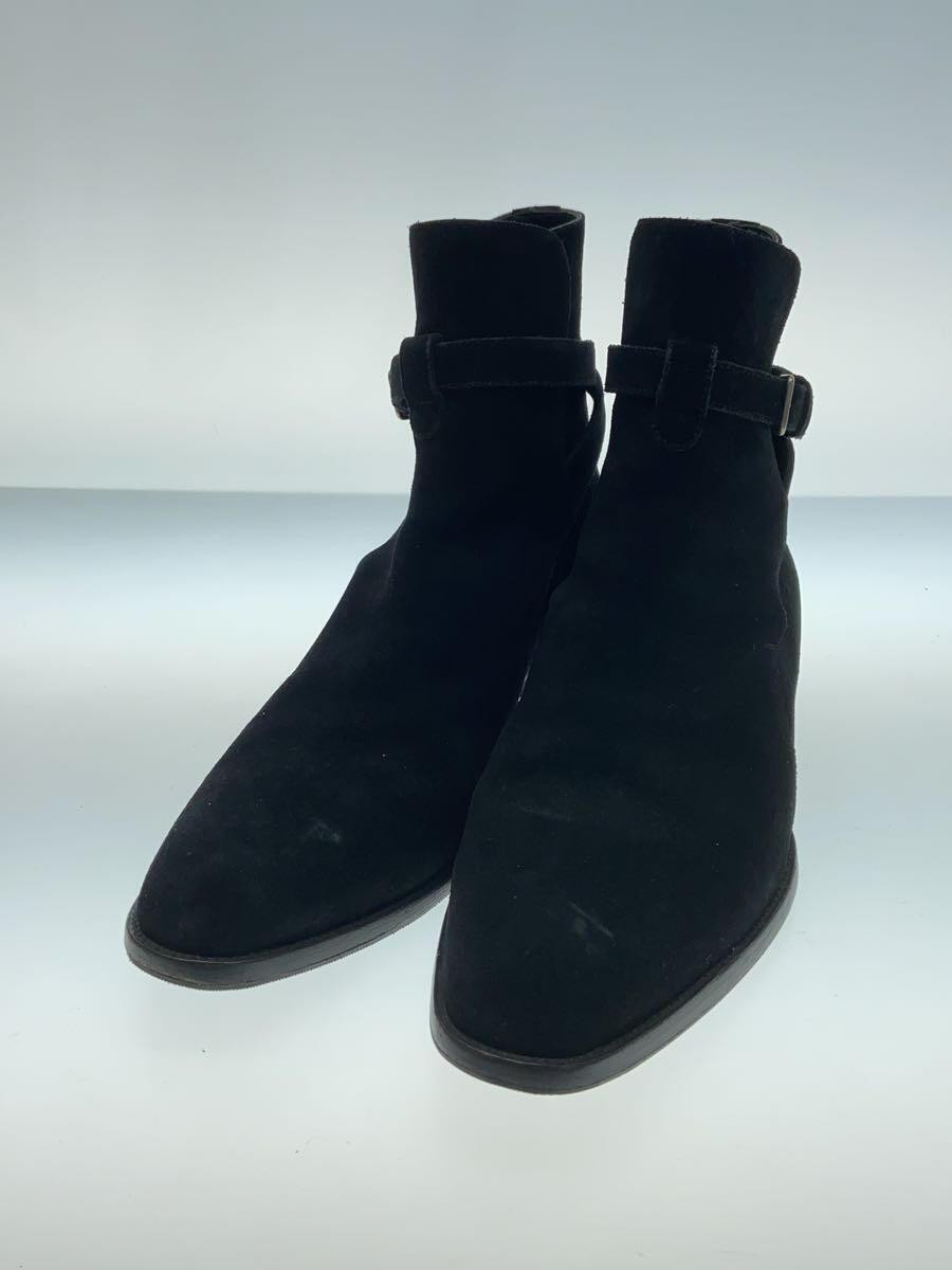 Stivali SAINT LAURENT stivali Jodhpur scamosciati 443200 neri taglia US 9