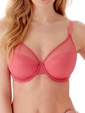 Image of Gossard Glossies Bra High Apex Padded Push Up Bras Raspberry Sorbet Lingerie