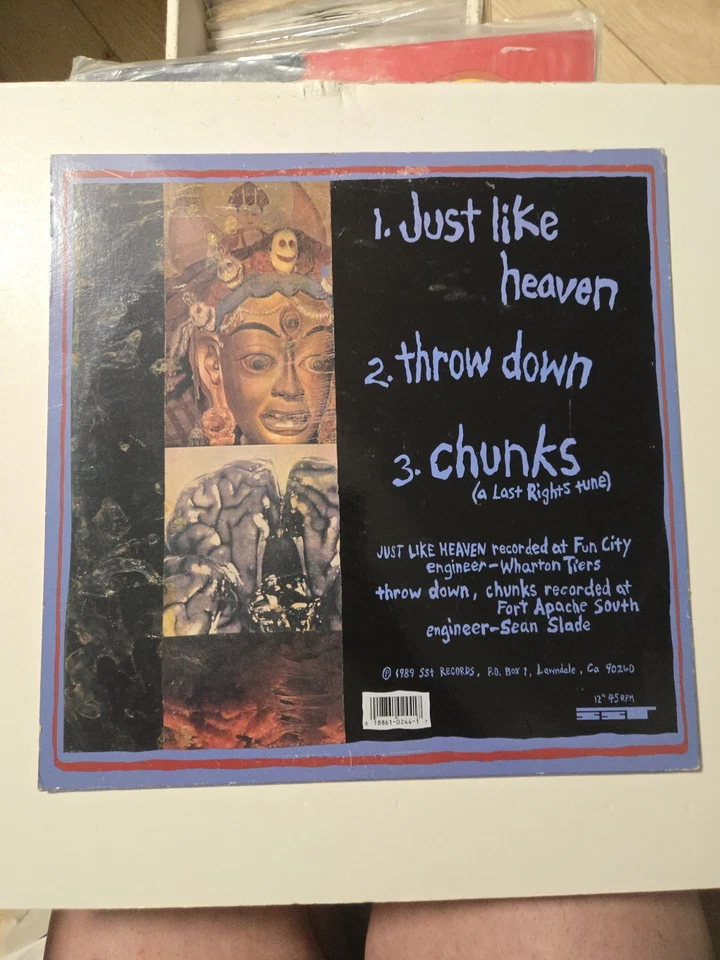 FIRST PRESS / Dinosaur Jr. – Just Like Heaven / 1989 SST Records – SST 244 NM/NM Foto 2 de 4