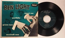 BEN LIGHT / PIANO HITS / 7 INCH 45 RPM EP / CAPITOL EAP1-427