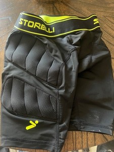 Storelli Unisex BodyShield Impact Sliders Shorts for Soccer Protection Size M