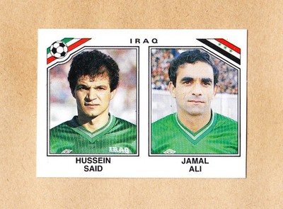 Panini - FIFA World Cup - Mexico 86 - Hussein Said - Jamal Ali