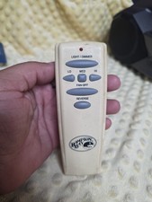 Hampton Bay UC7078T Wireless Ceiling Fan Remote Control, White
