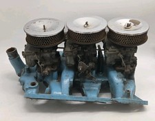 Gm Pontiac Oem 9778818 1965 Tri-power Intake 22 Gp Blue Bonneville Catalina