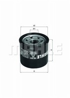 Suzuki GSR 600, Bj. 06-10 (B9) ÖLfilter Mahle