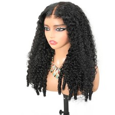 46 Inch Burmese Curly HD Lace Frontal Wig Pre Plucked Human Hair Wigs for Women