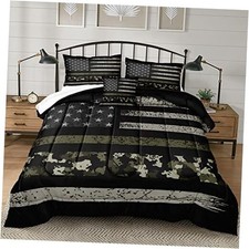 American Flag Bed Comforter Size Comforter Set Black Grey Army King Camo