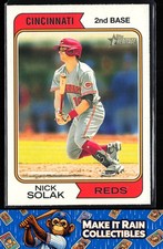 Nick Solak 2023 Topps Heritage #396 Cincinnati Reds Baseball